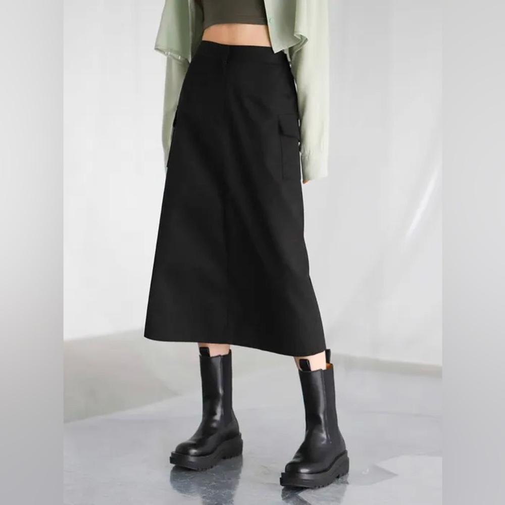 W concept / Avandress Pocket long Banding Skirt - NWOT